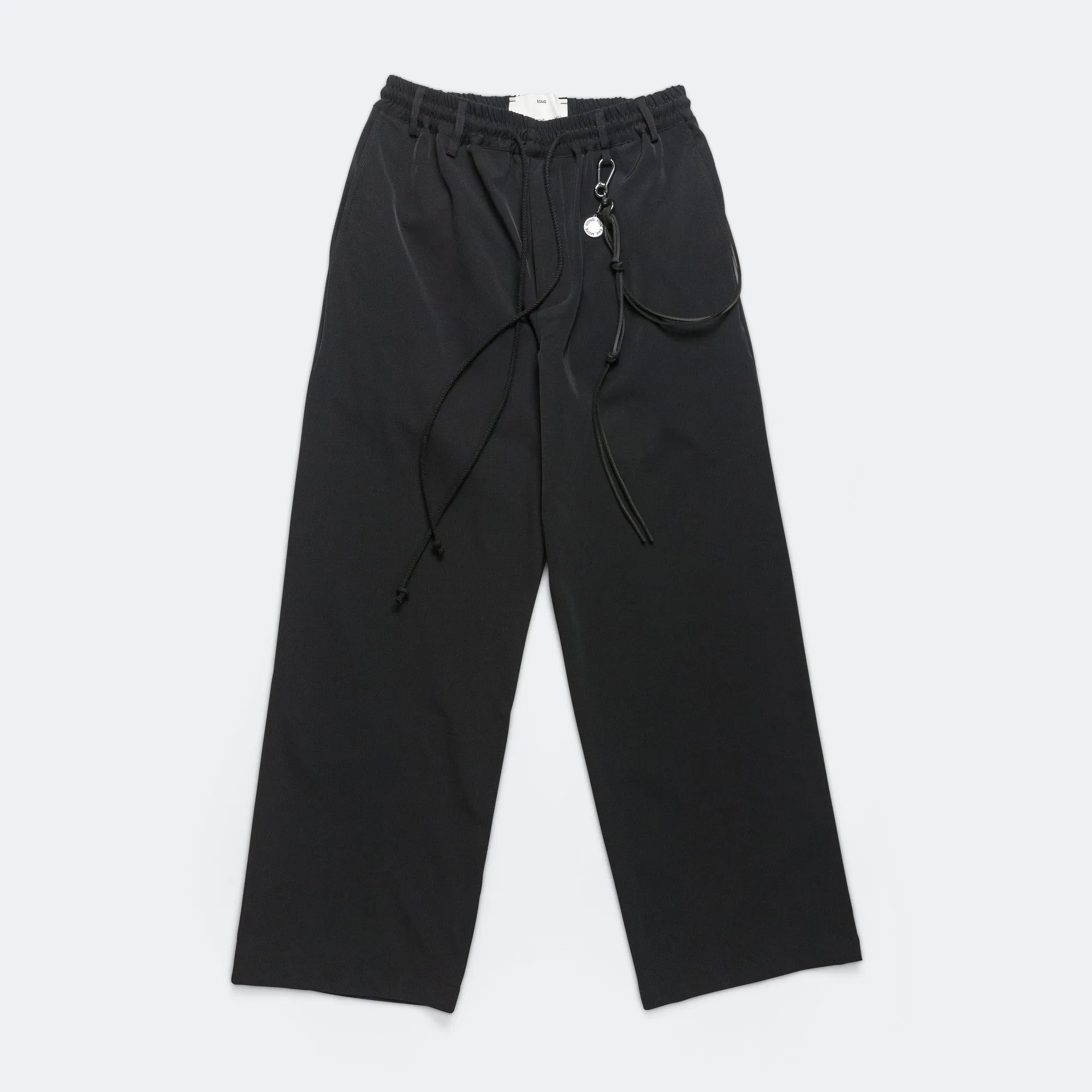 Relaxed Lounge Pant - Black Poly Tech