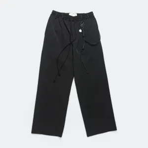 Relaxed Lounge Pant - Black Poly Tech