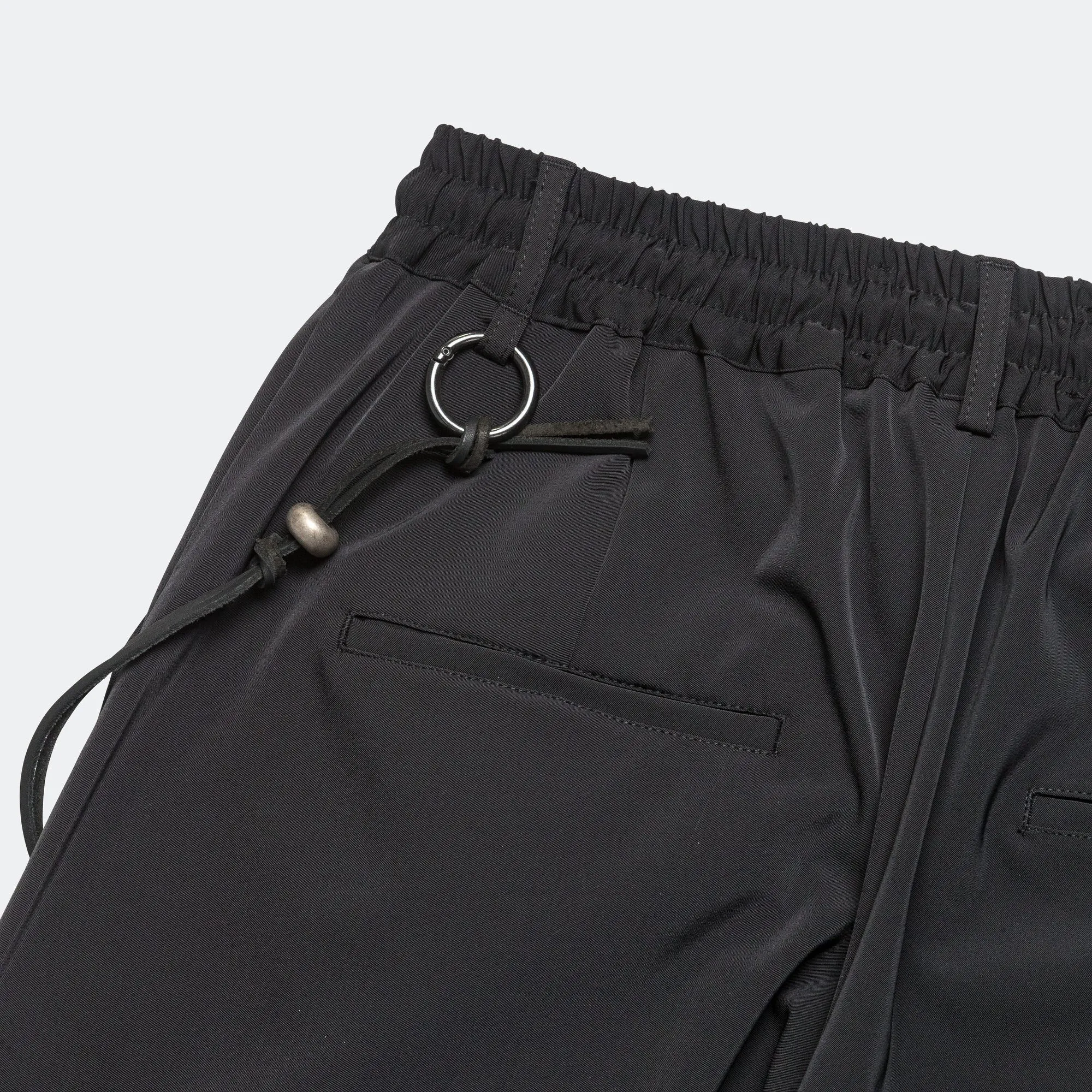 Relaxed Lounge Pant - Black Poly Tech