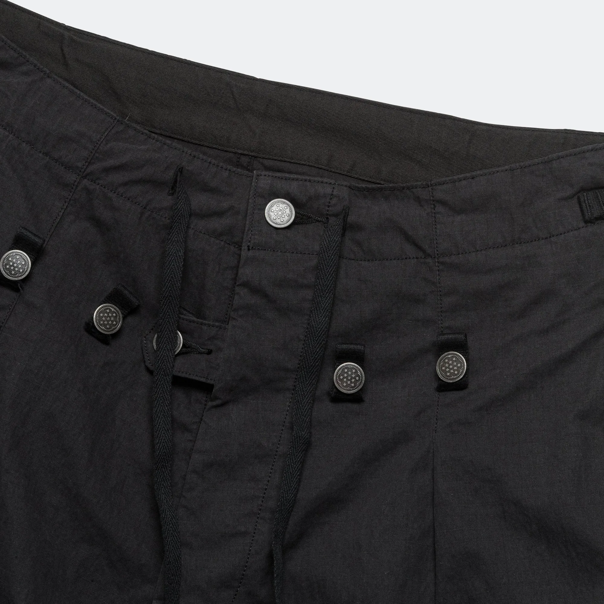 Rip Stop JUMBO Cargo Pants - Black