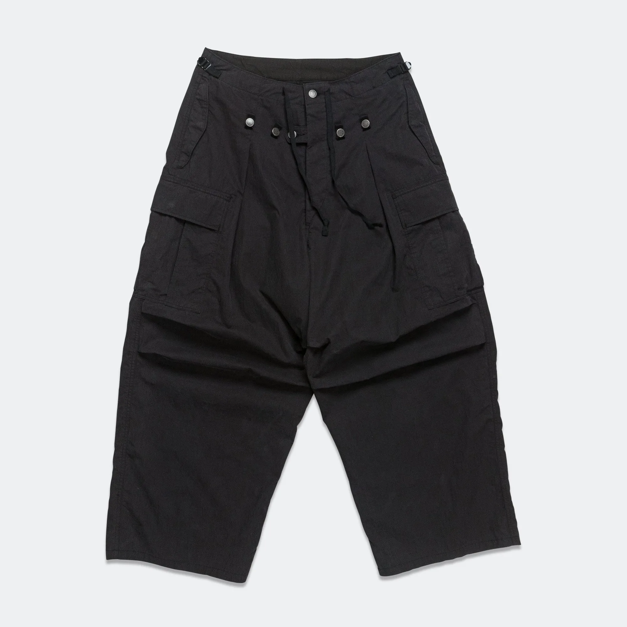 Rip Stop JUMBO Cargo Pants - Black