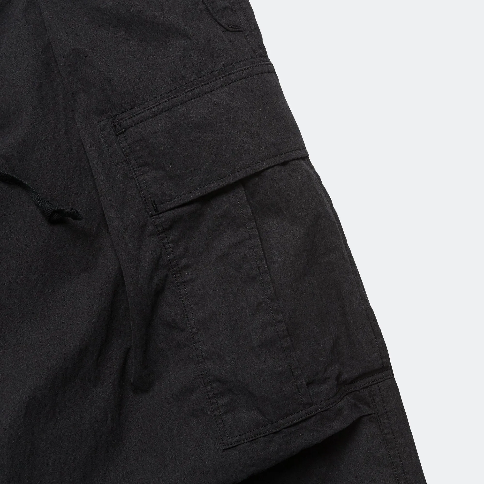 Rip Stop JUMBO Cargo Pants - Black