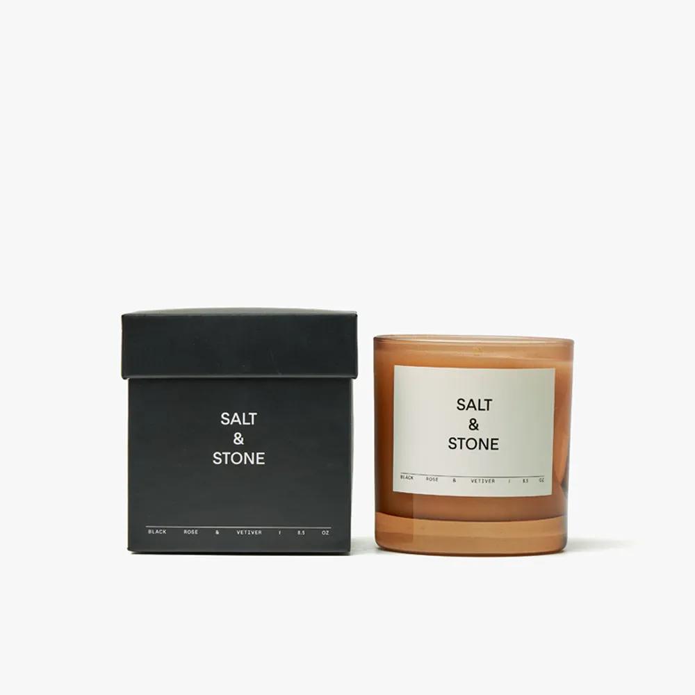 SALT & STONE Candle Black Rose & Oud