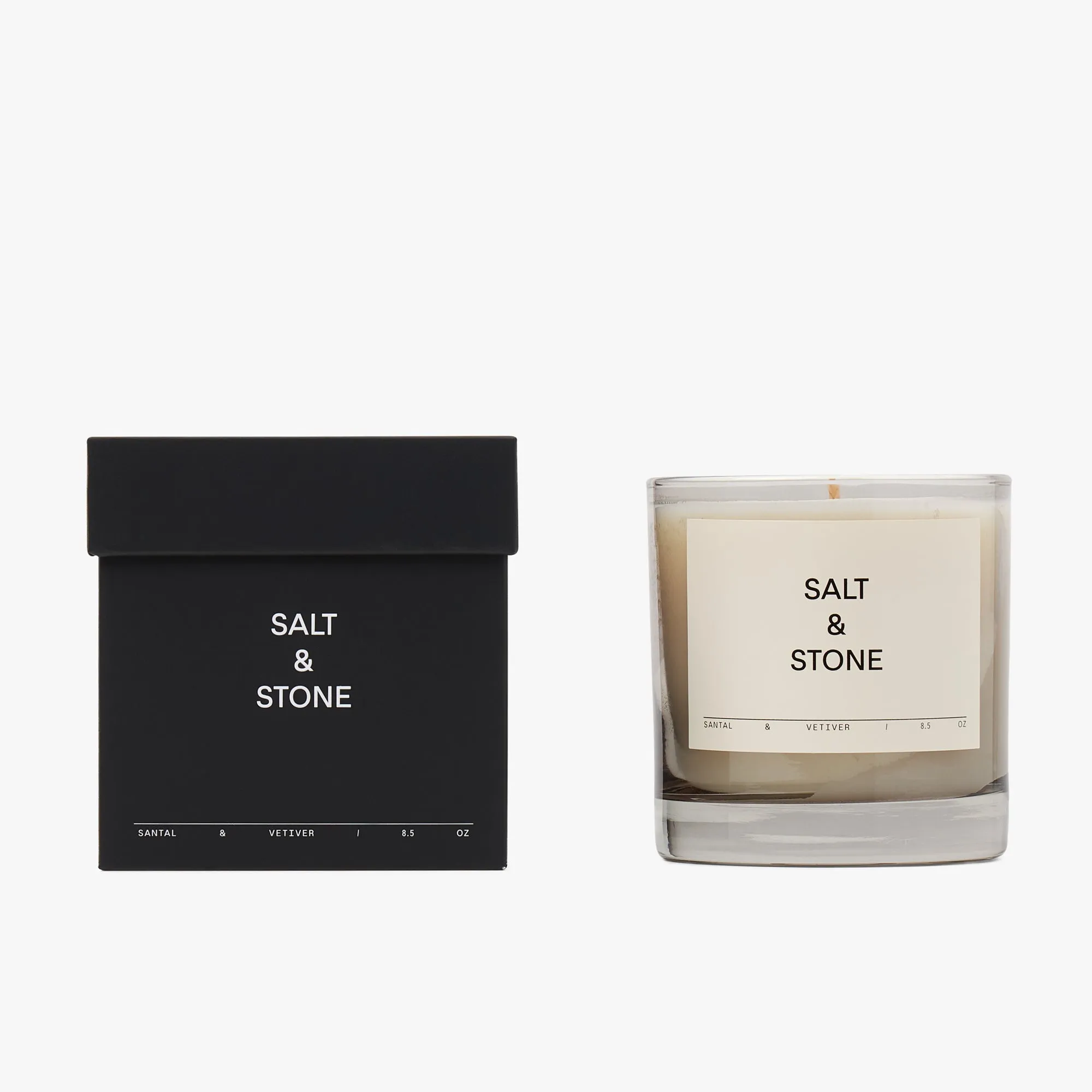 SALT & STONE Candle / Santal & Vetiver