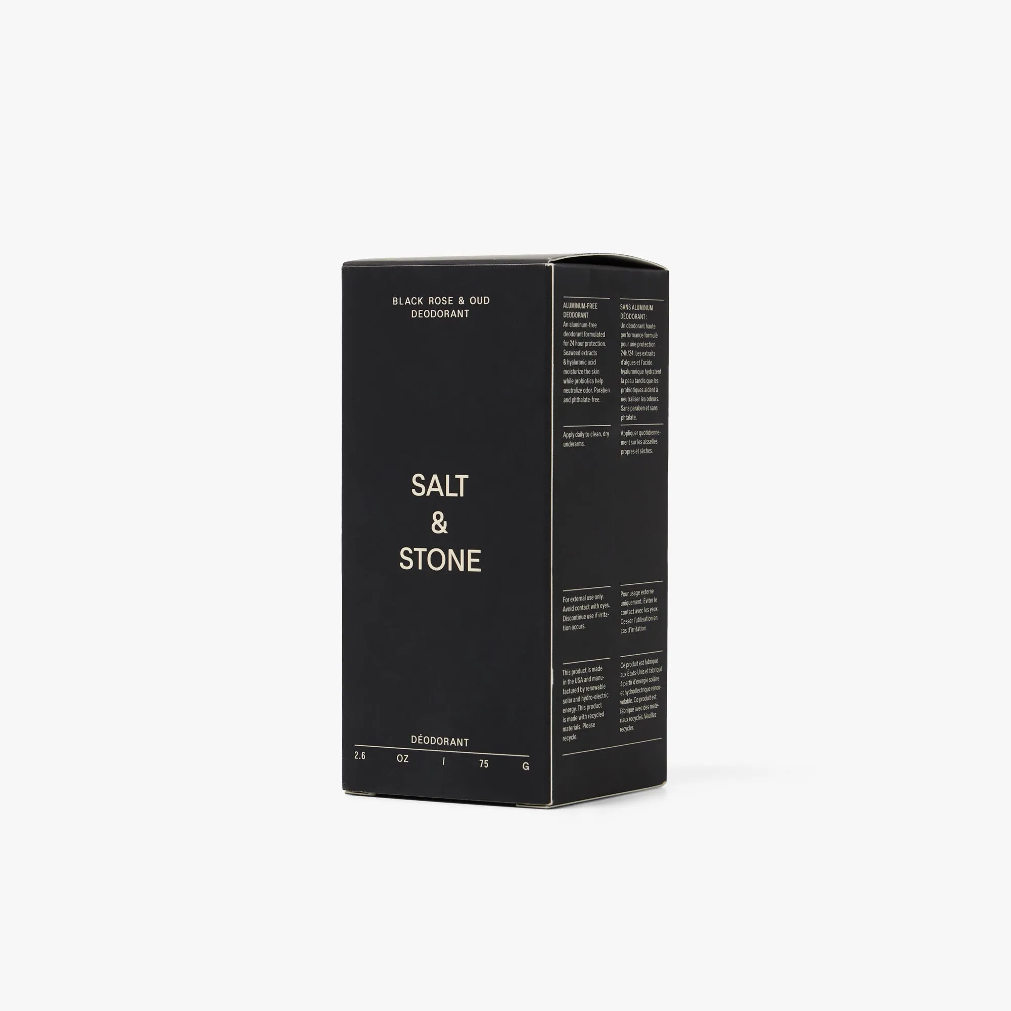 SALT & STONE Natural Deodorant / Black Rose & Oud