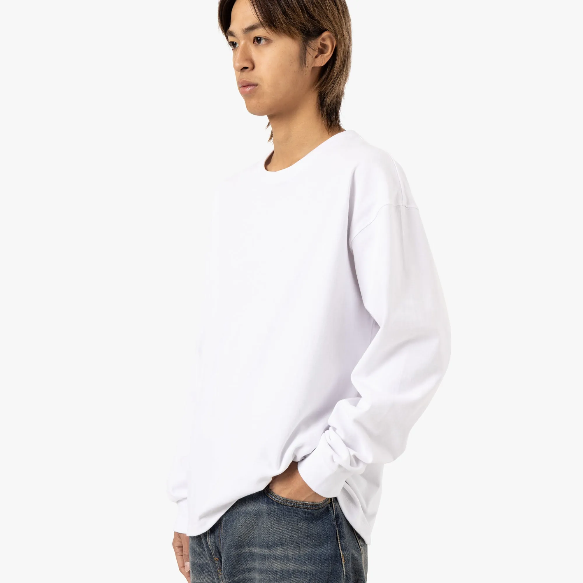 Saturdays NYC Max Weight Longsleeve T-Shirt / White