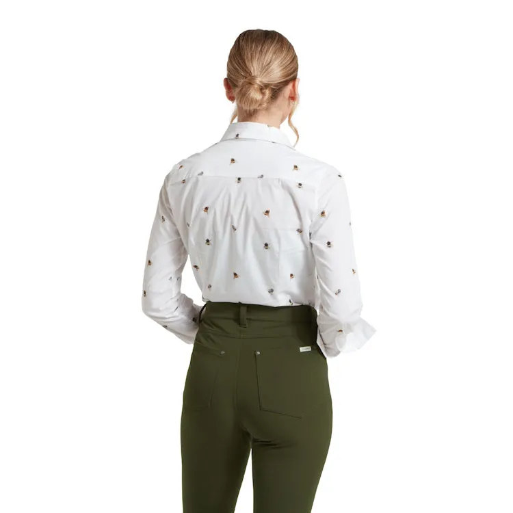 Schoffel Ladies Norfolk Shirt - Painted Bee