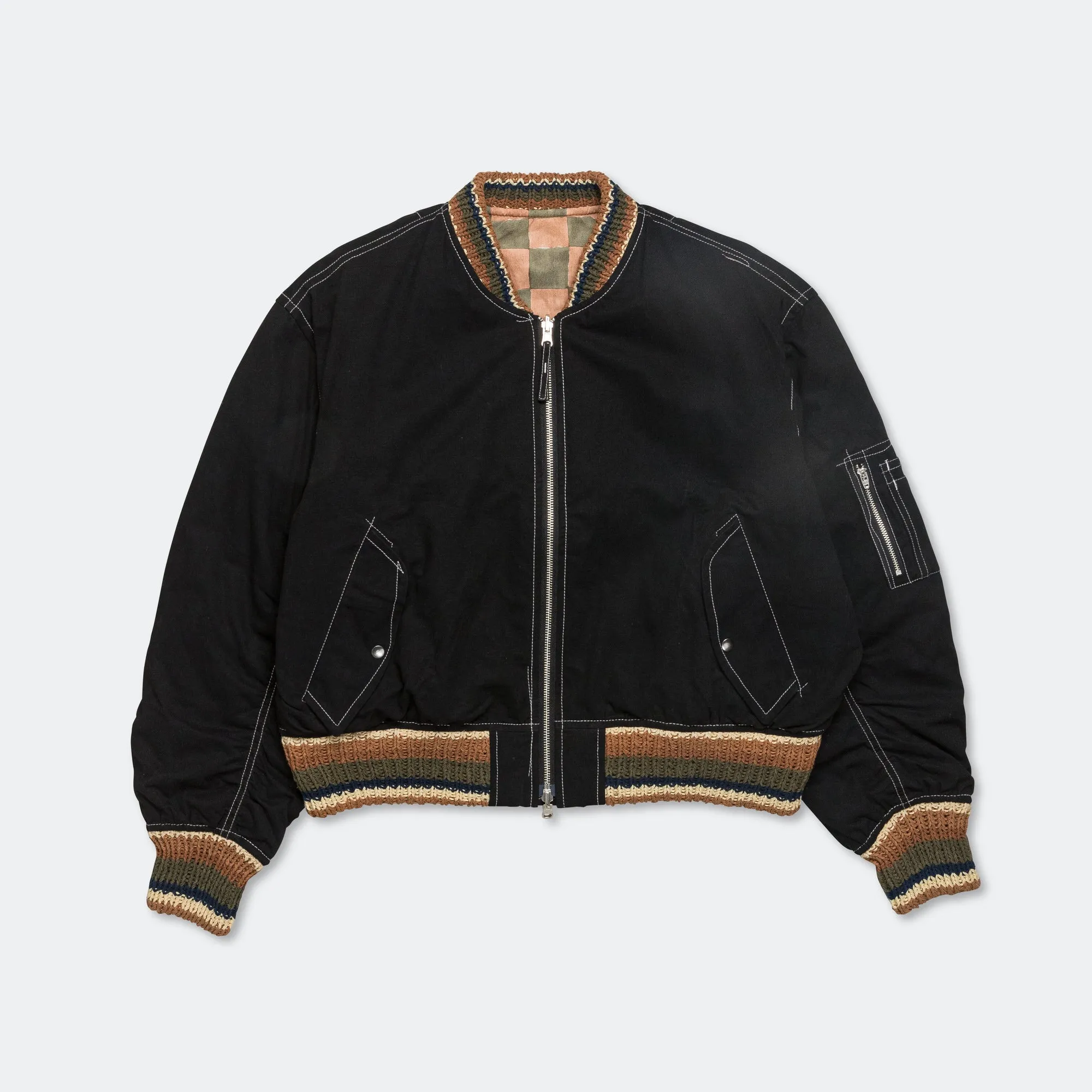 Seed Bomber - Hand Block Black Wonky-Wear
