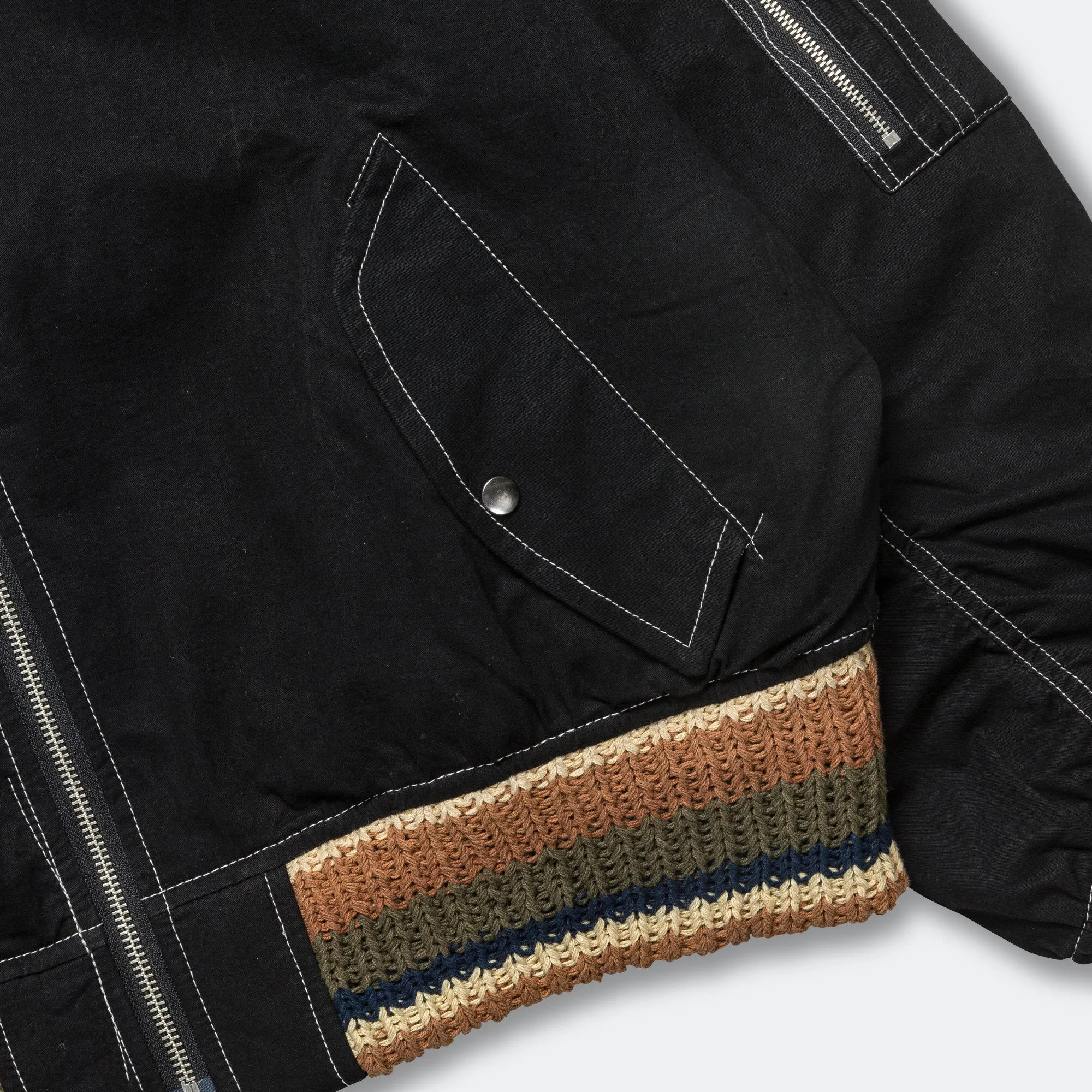 Seed Bomber - Hand Block Black Wonky-Wear