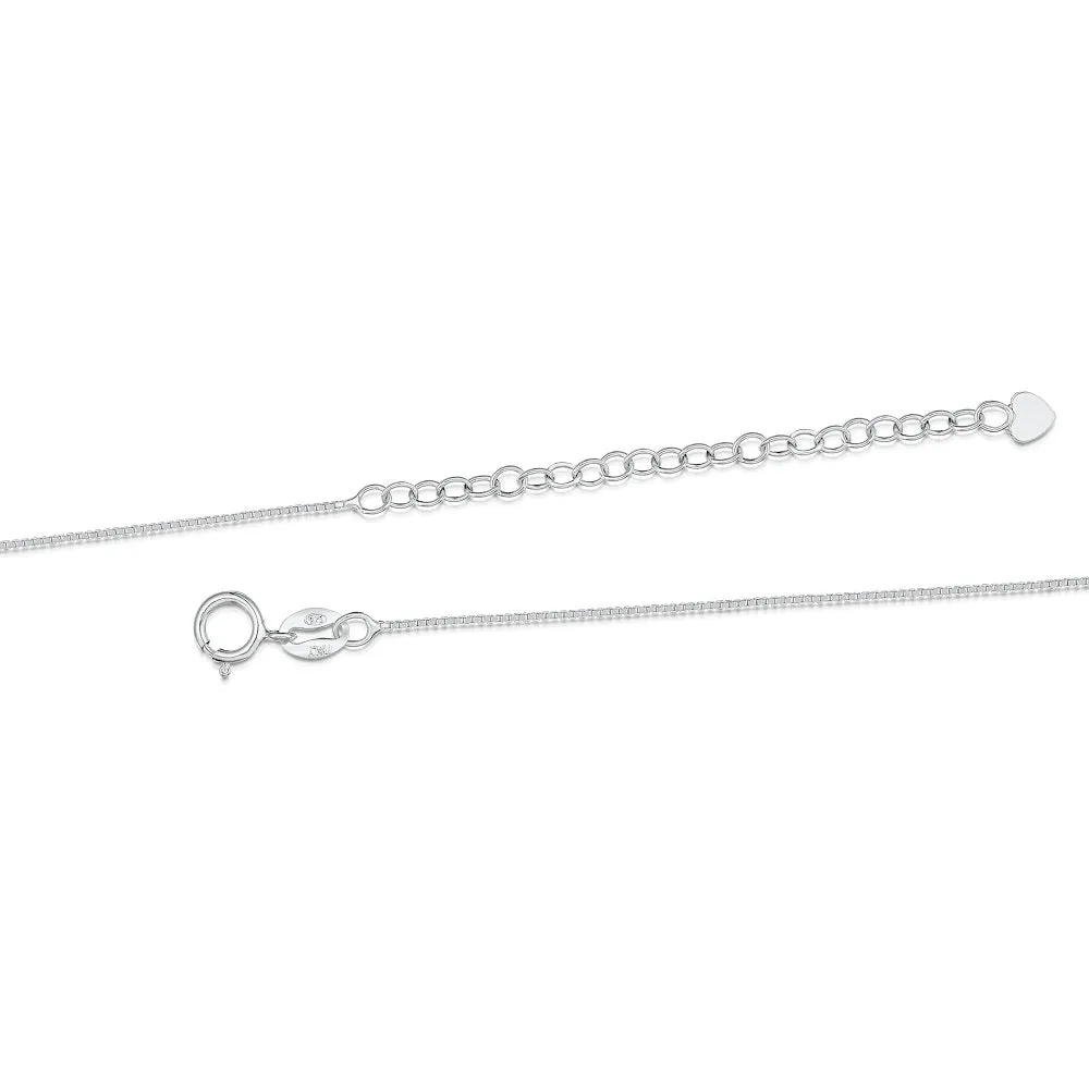 Shrieking Violet Real Flower Forget Me Not Silver Pendant FP03