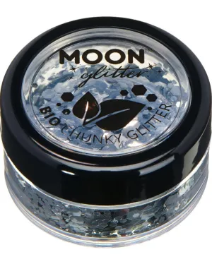 Silver Chunky Biodegradable Body Glitter 3g