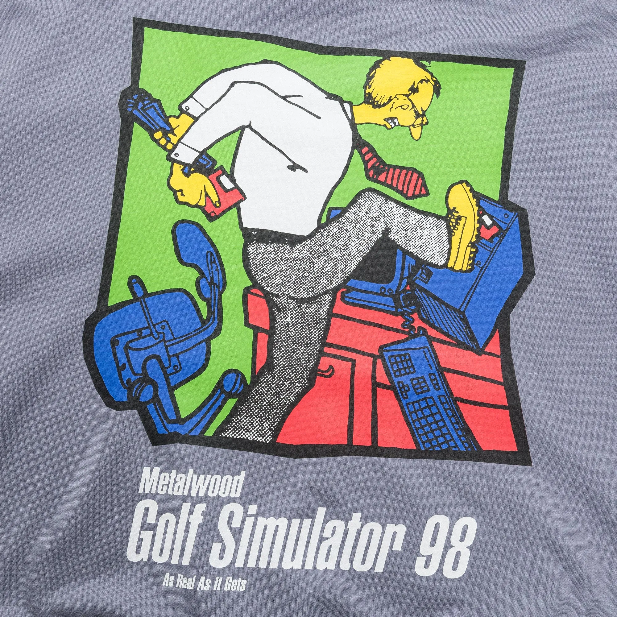 Simulator 98 Hooded Sweatshirt - Pewter