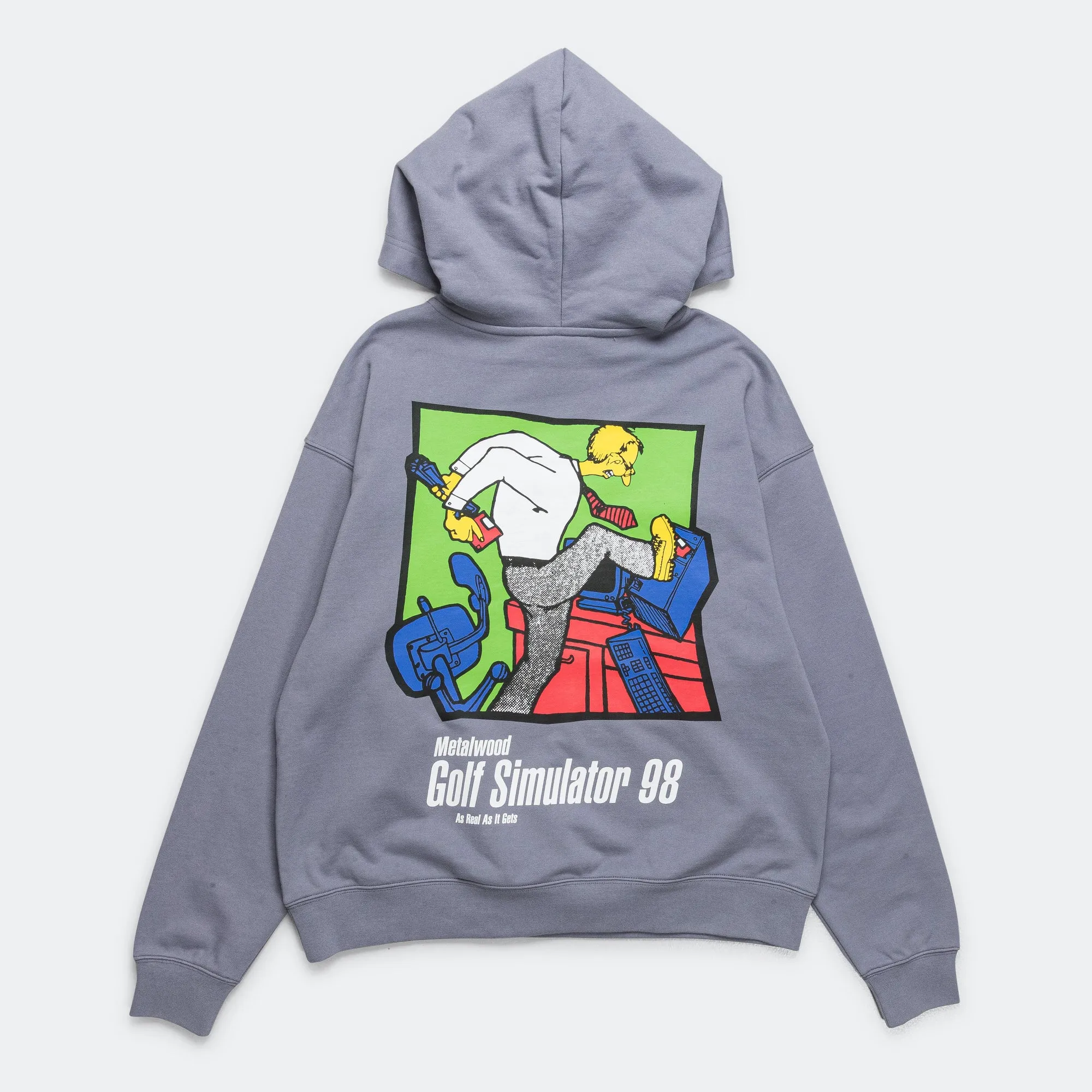 Simulator 98 Hooded Sweatshirt - Pewter