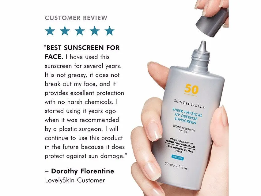 SkinCeuticals Sheer Physical UV Defense SPF 50