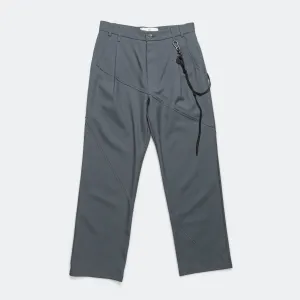 Slash Loose Pleated Pant - Grey Light Wool