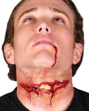 Slashed Throat Latex Application
