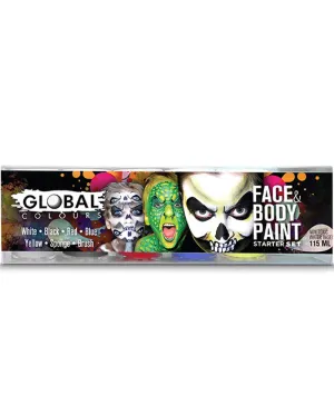 Starter Set Face and Body Paint Pack of 5