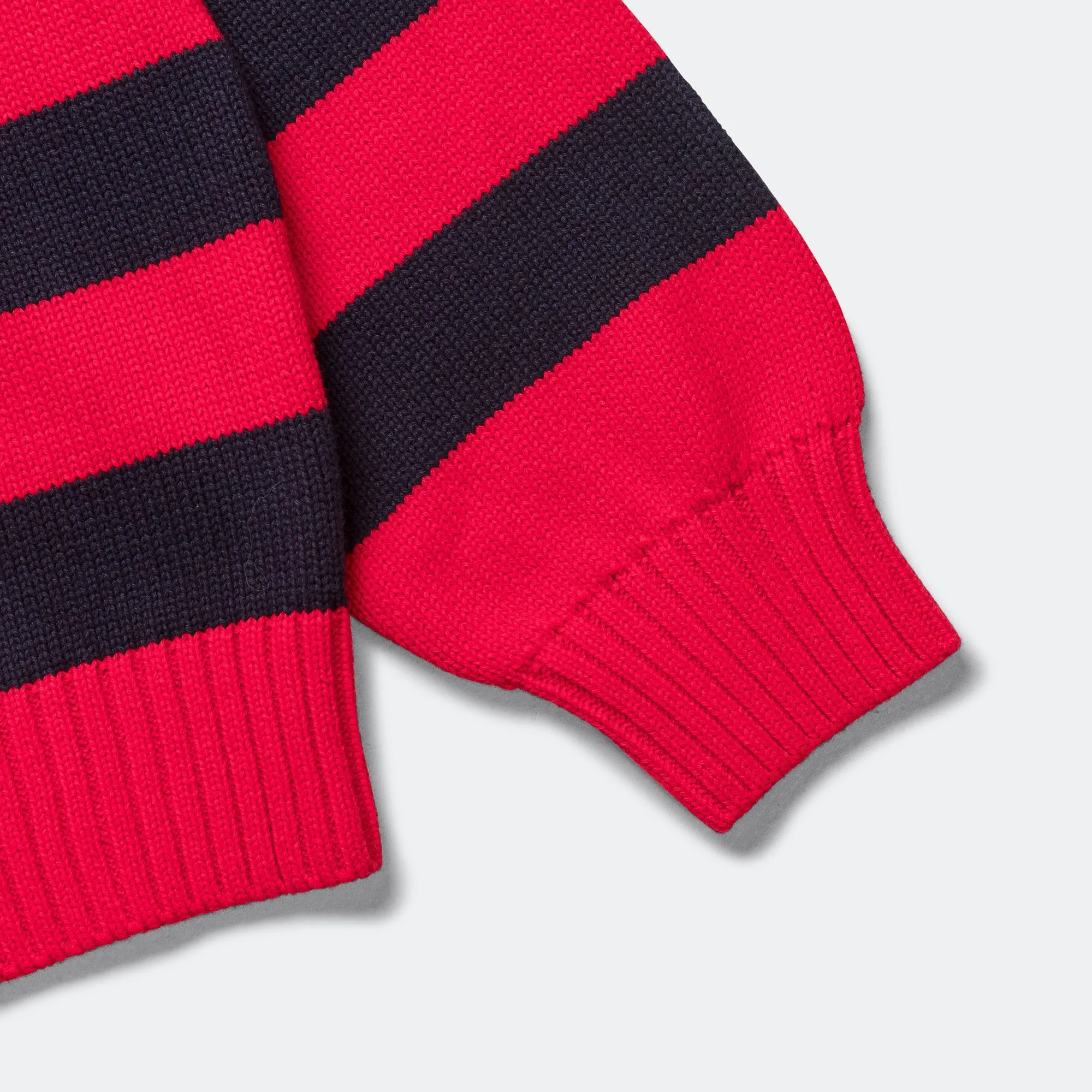 Striped Flag Knitted Sweater - Multi