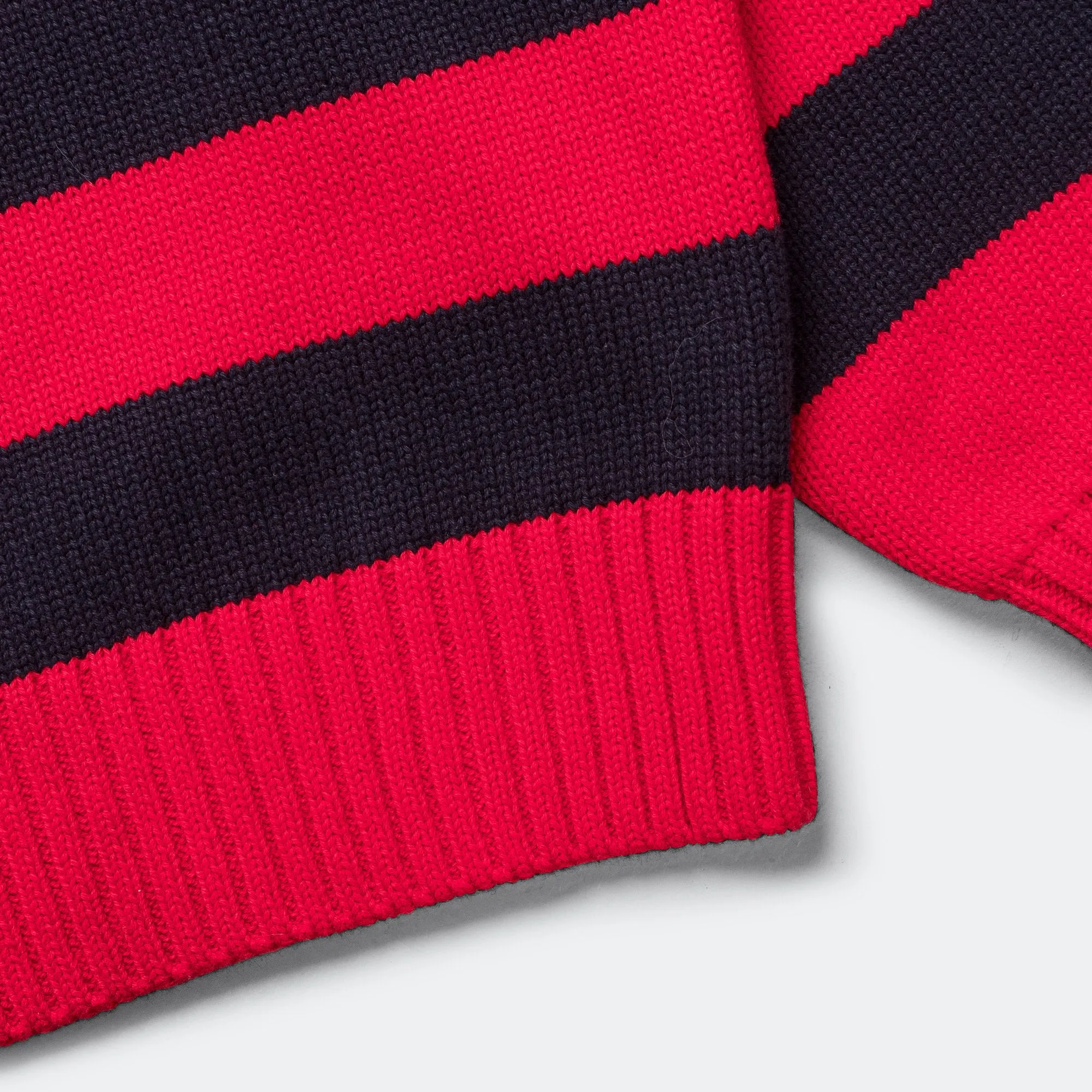 Striped Flag Knitted Sweater - Multi