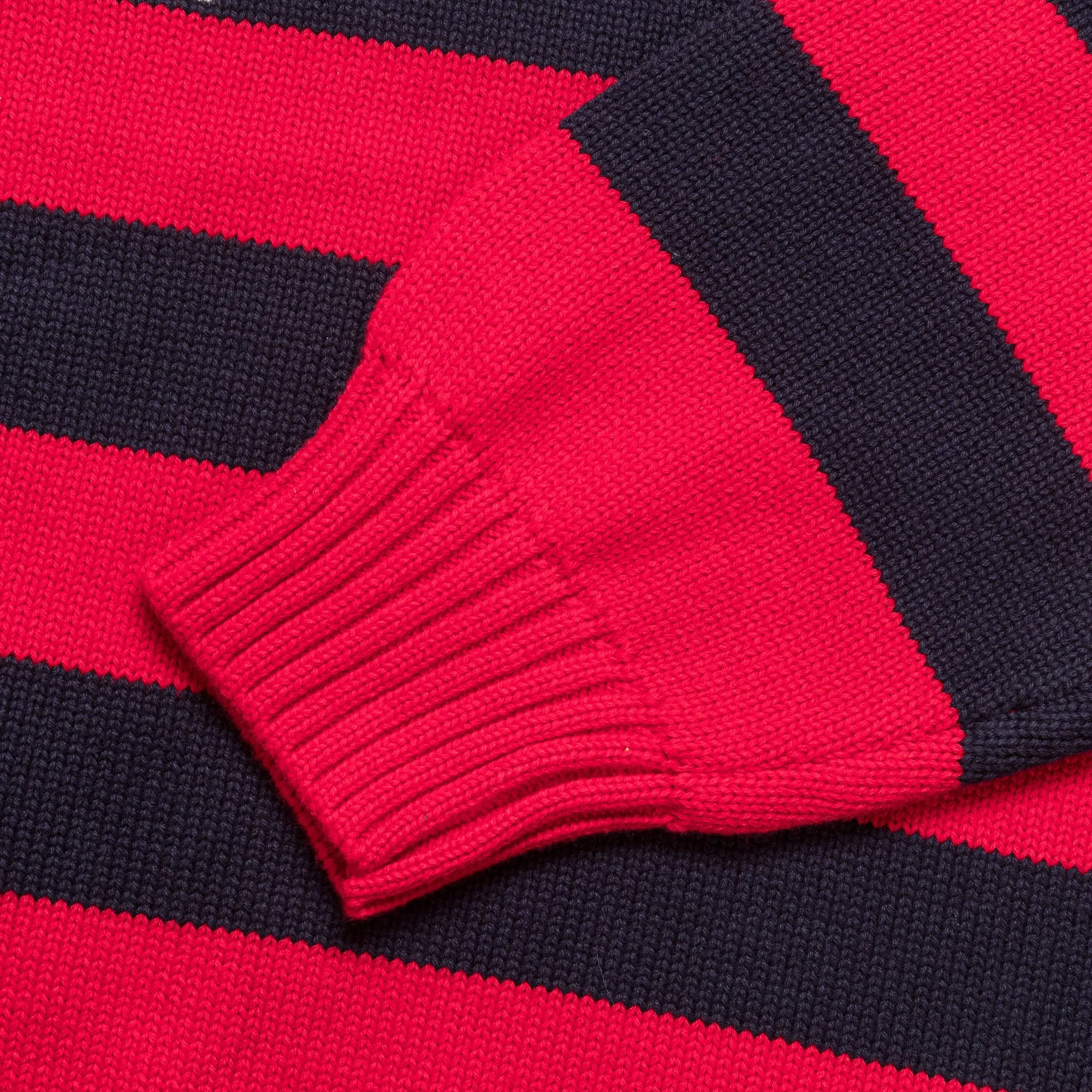 Striped Flag Knitted Sweater - Multi