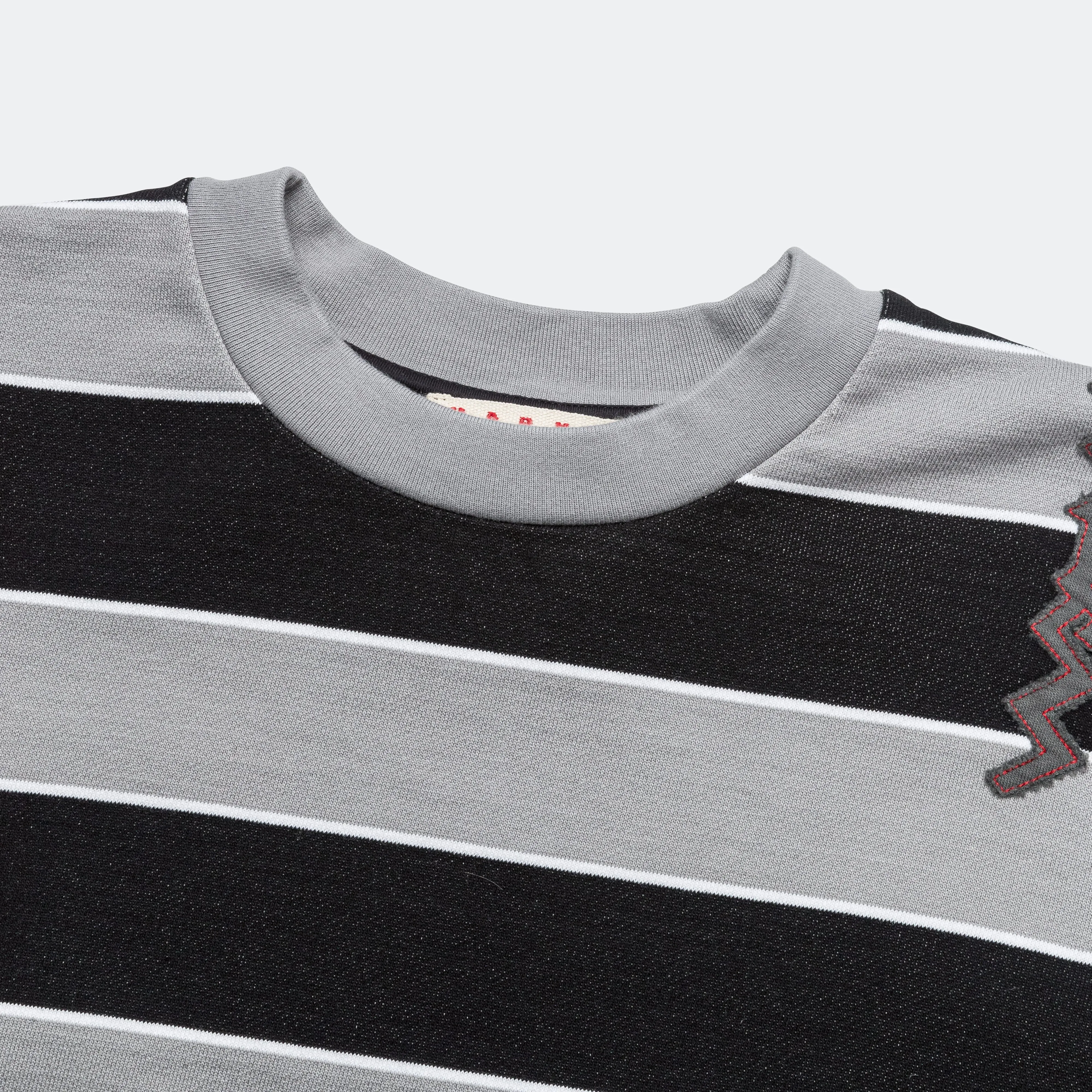 Striped Sweatshirt - Grey/Black