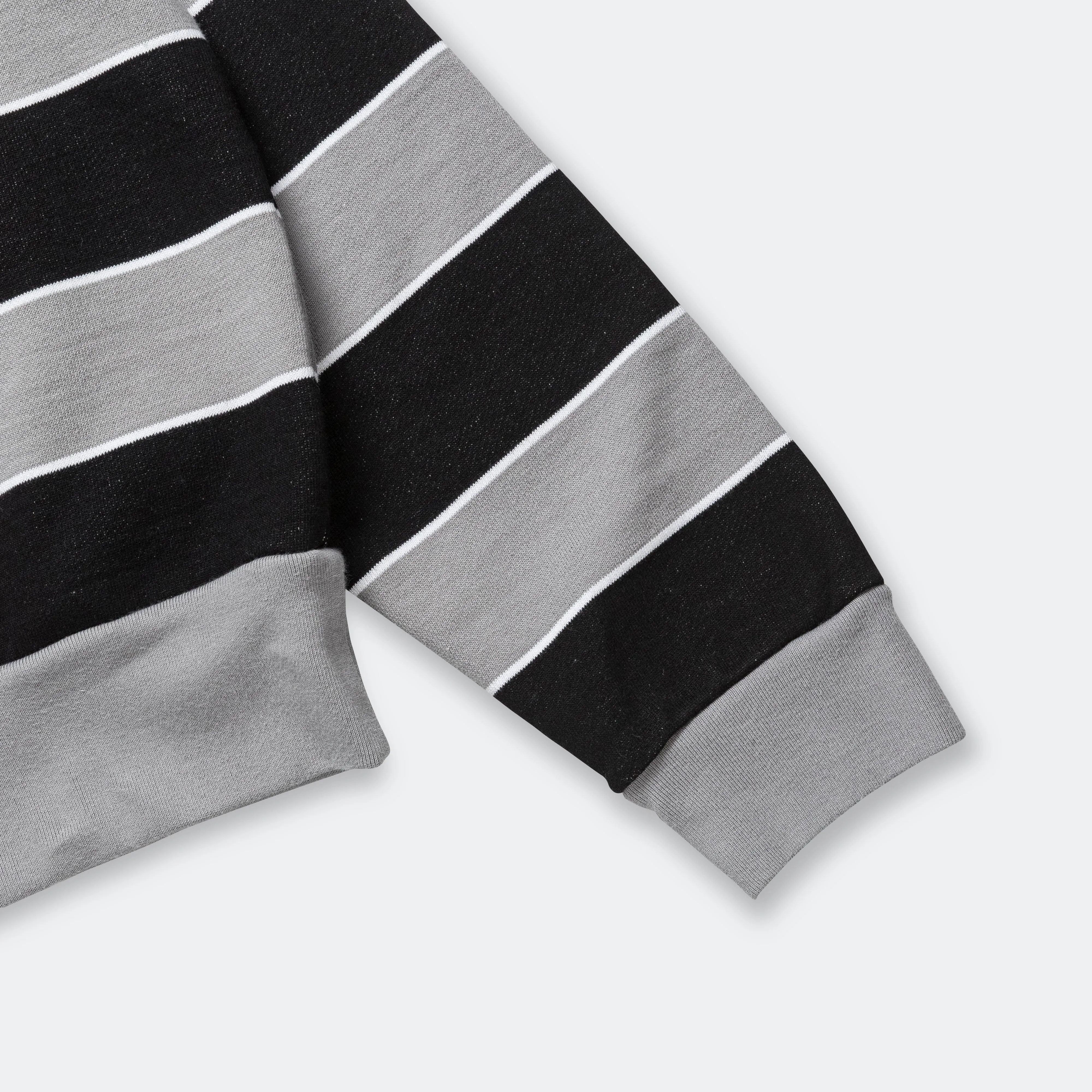 Striped Sweatshirt - Grey/Black