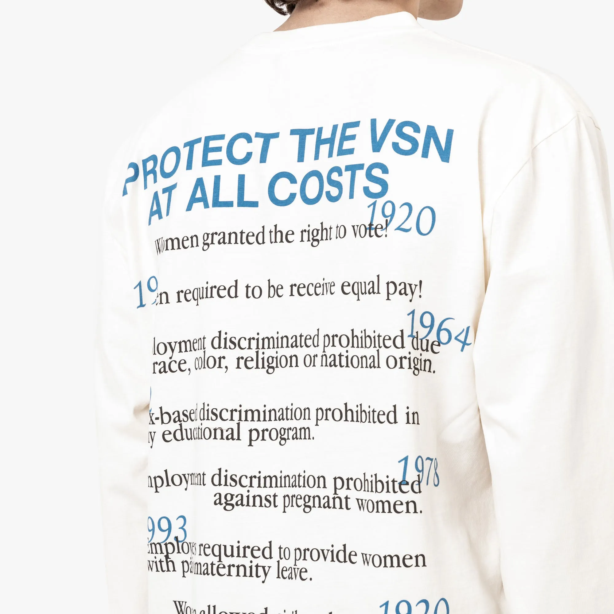 Supervsn Sisters Keeper Longsleeve T-Shirt / Bone
