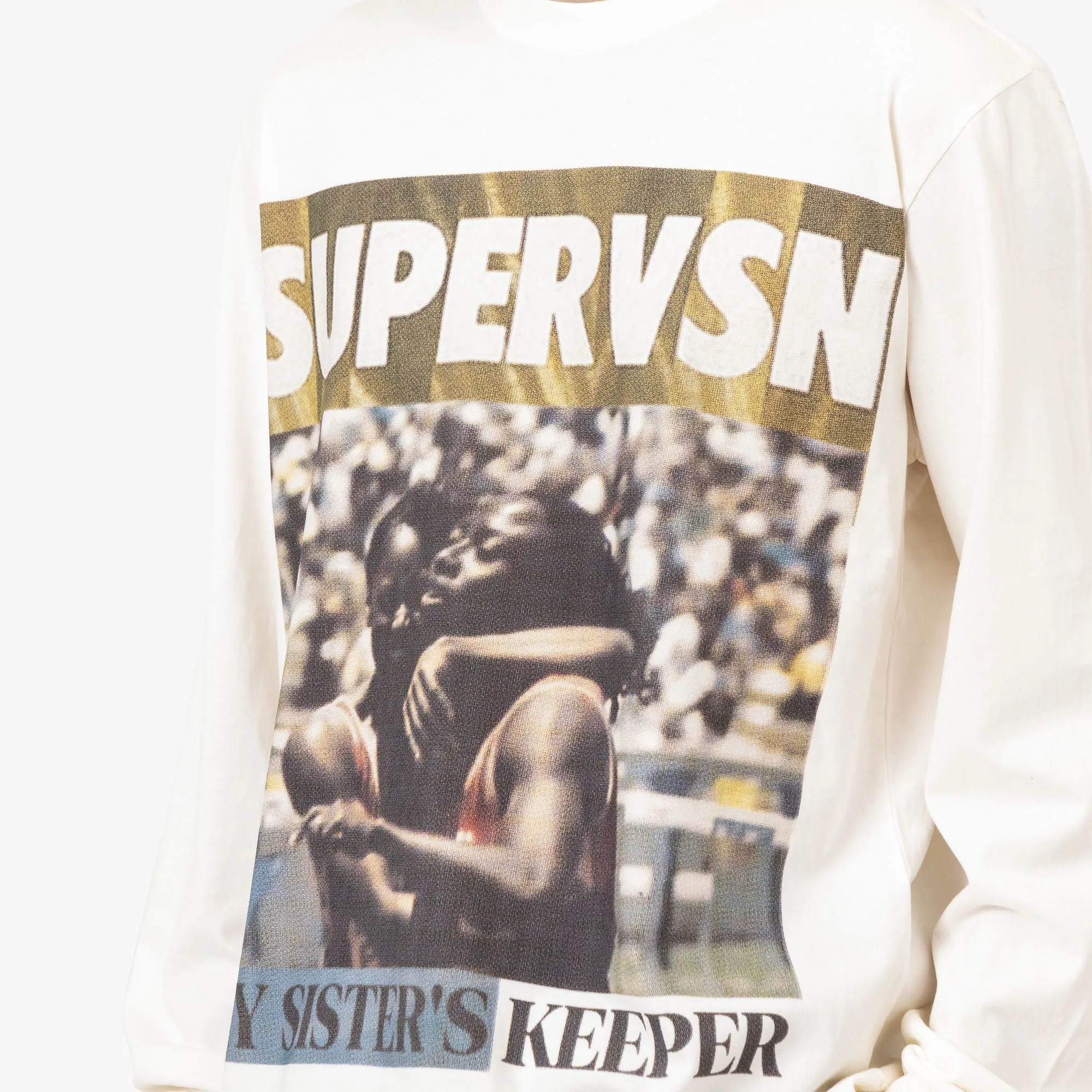 Supervsn Sisters Keeper Longsleeve T-Shirt / Bone