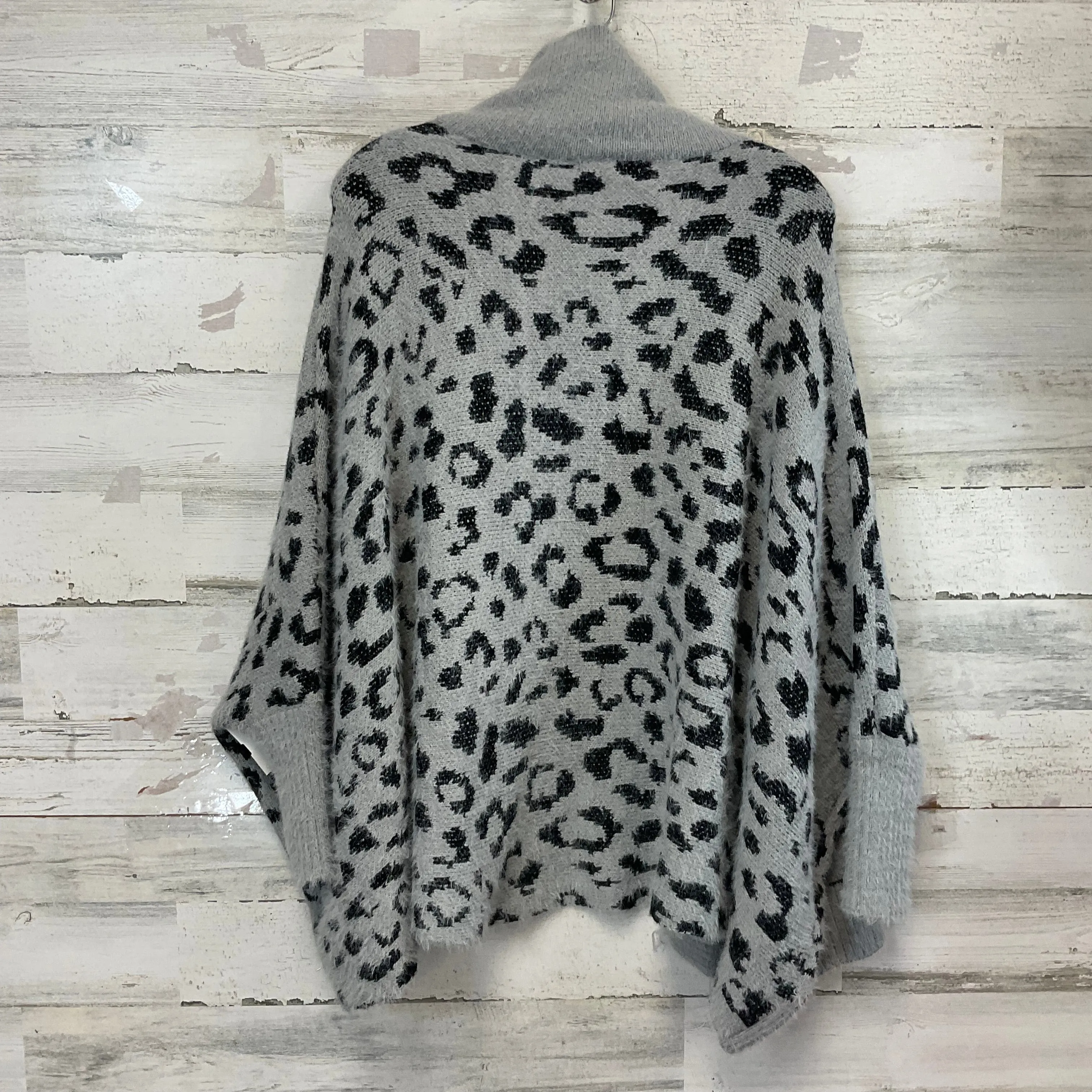 Sweater Cardigan By Easel In Grey, Size: S