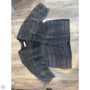 Sweater Cardigan By Lucky Brand In Grey, Size: M