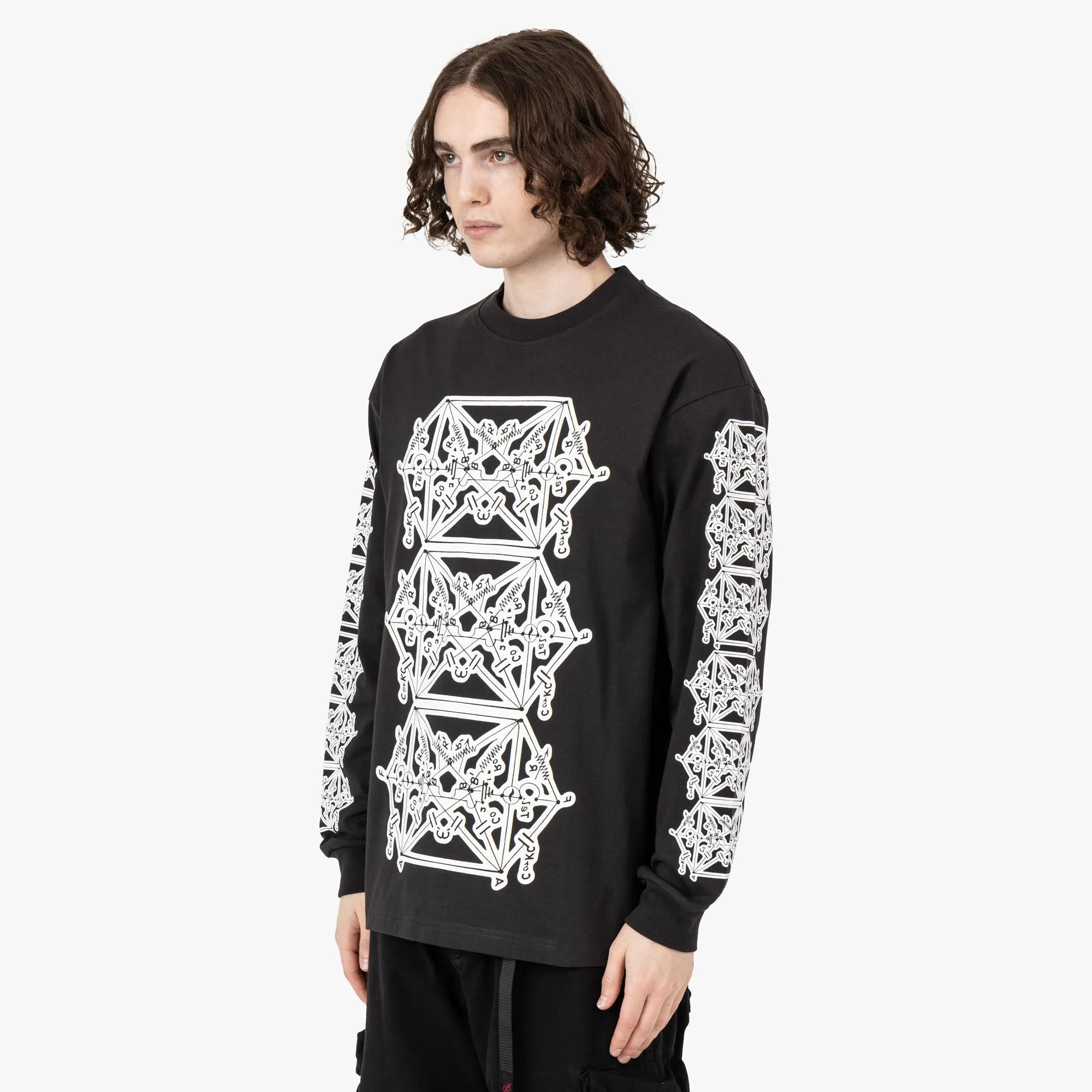The Trilogy Tapes Envelope Goat Longsleeve / Black