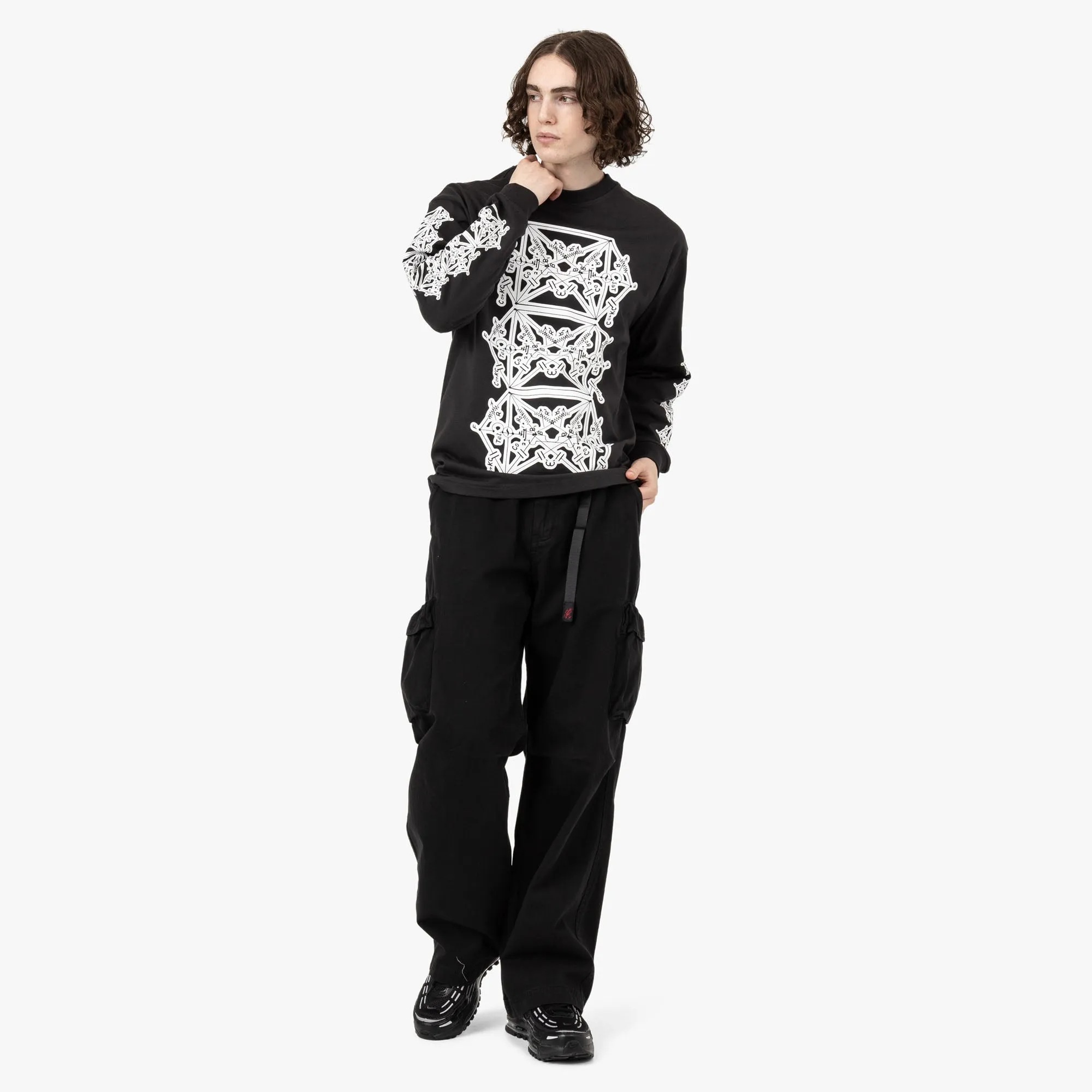 The Trilogy Tapes Envelope Goat Longsleeve / Black