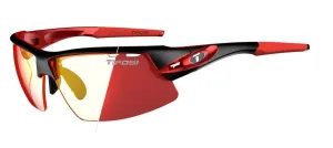 Tifosi Crit Sport Sunglasses (Black/Red Clarion Red Fototec)