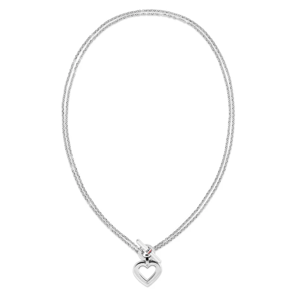 Tommy Hilfiger Ladies Toggle Heart Necklace 2780967