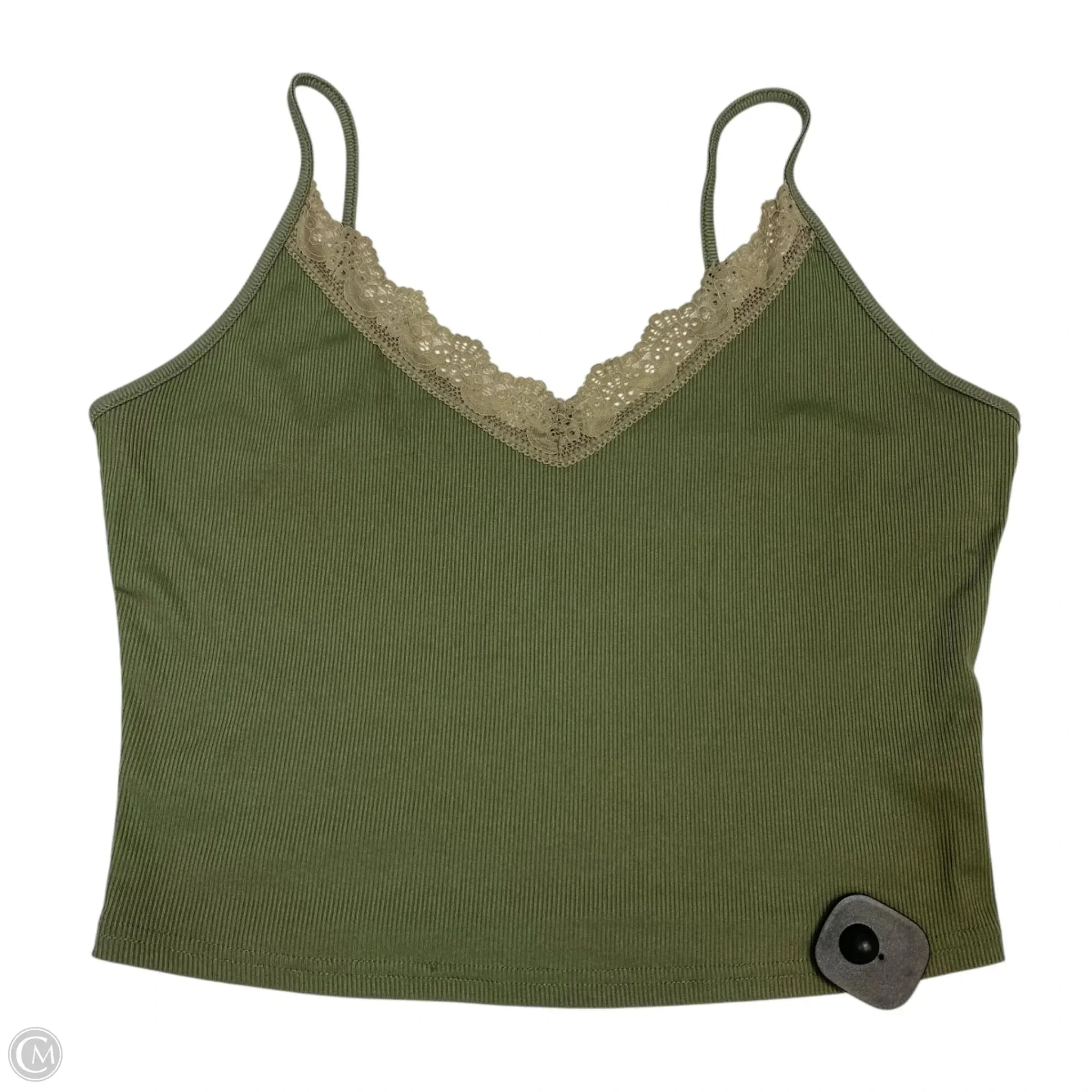 Top Sleeveless Basic By Shein In Green, Size: Xl