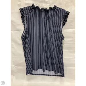 Top Sleeveless By Adrianna Papell In Navy, Size: Xl