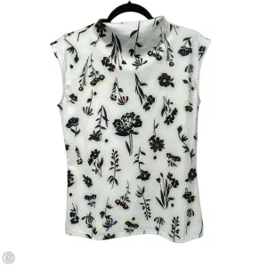 Top Sleeveless By Ann Taylor In Cream, Size: M