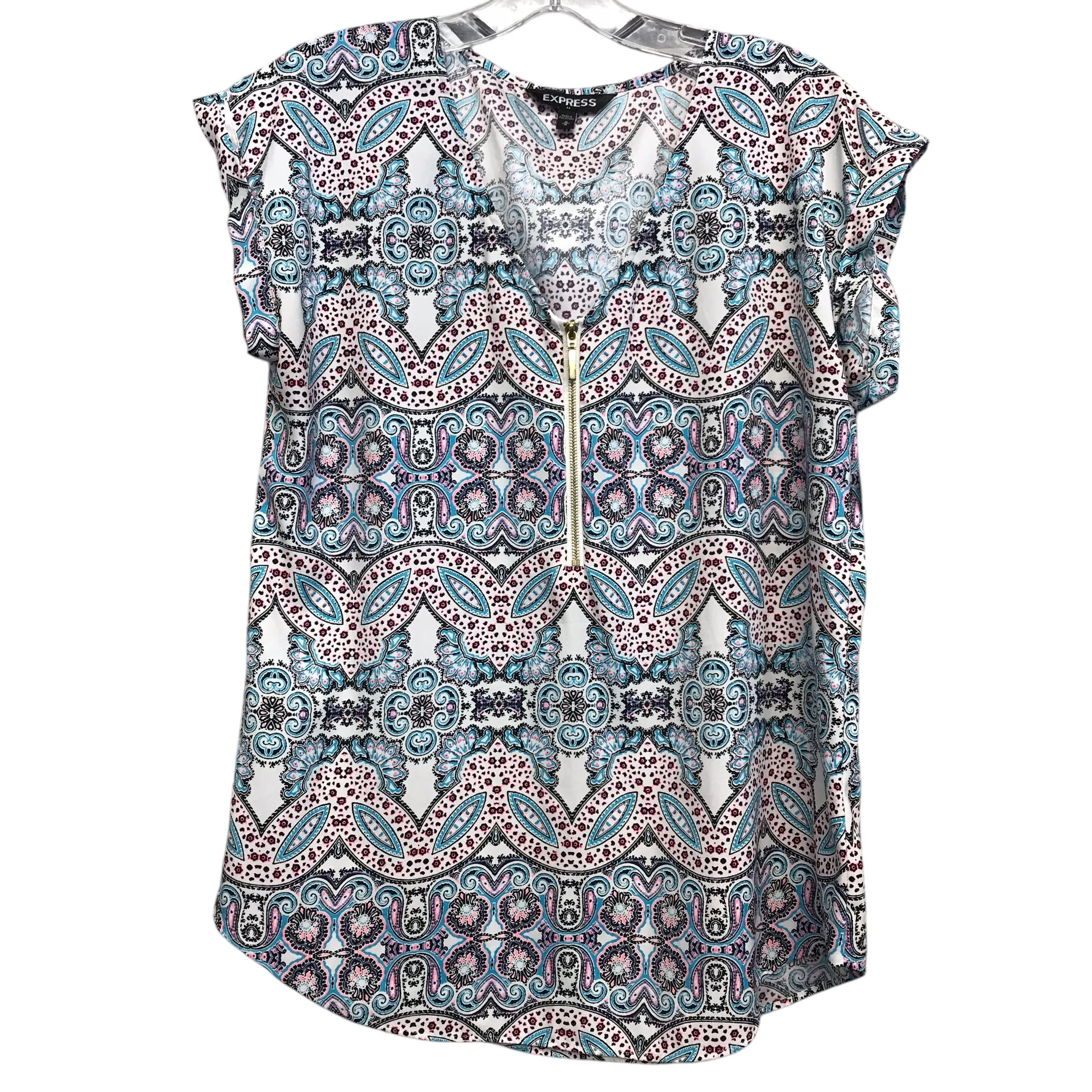 Top Sleeveless By Express In Multi, Size:M