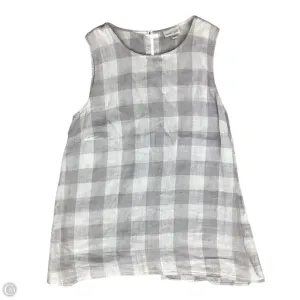 Top Sleeveless By J. Jill In Grey, Size: M