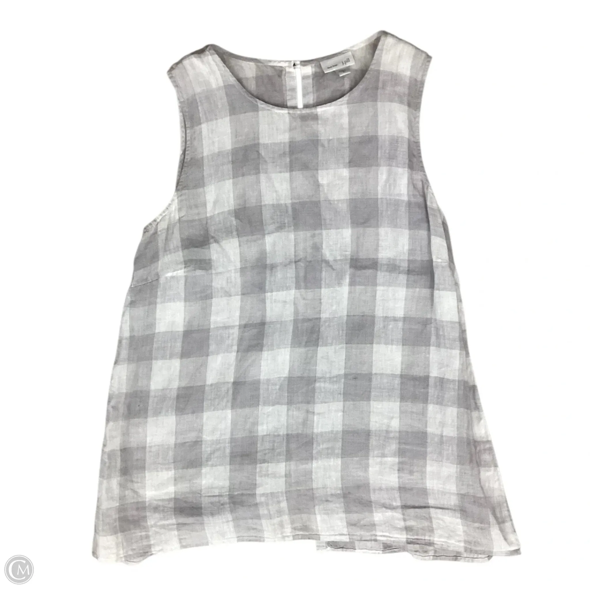 Top Sleeveless By J. Jill In Grey, Size: M