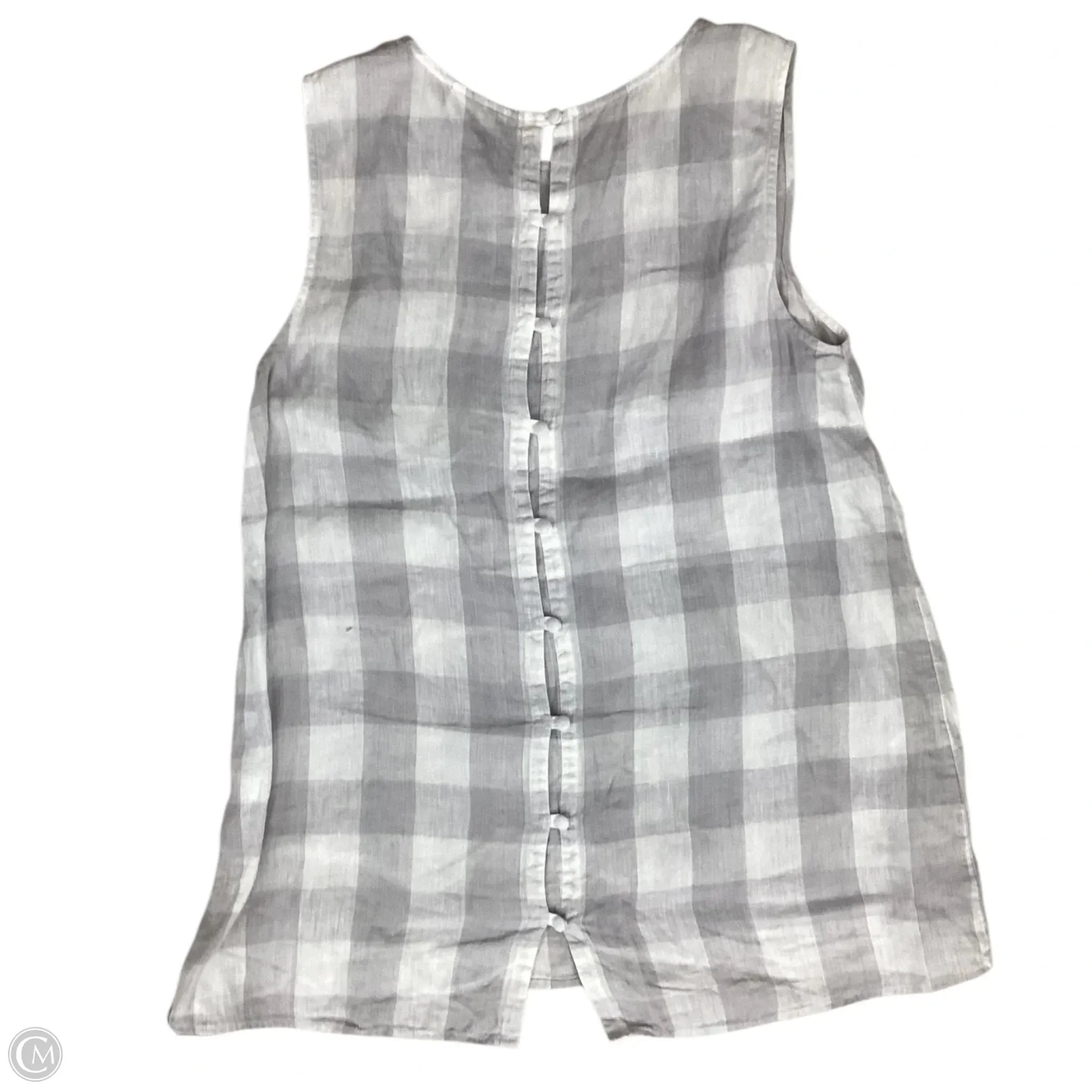 Top Sleeveless By J. Jill In Grey, Size: M