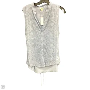 Top Sleeveless By Tiny In Blue, Size: M