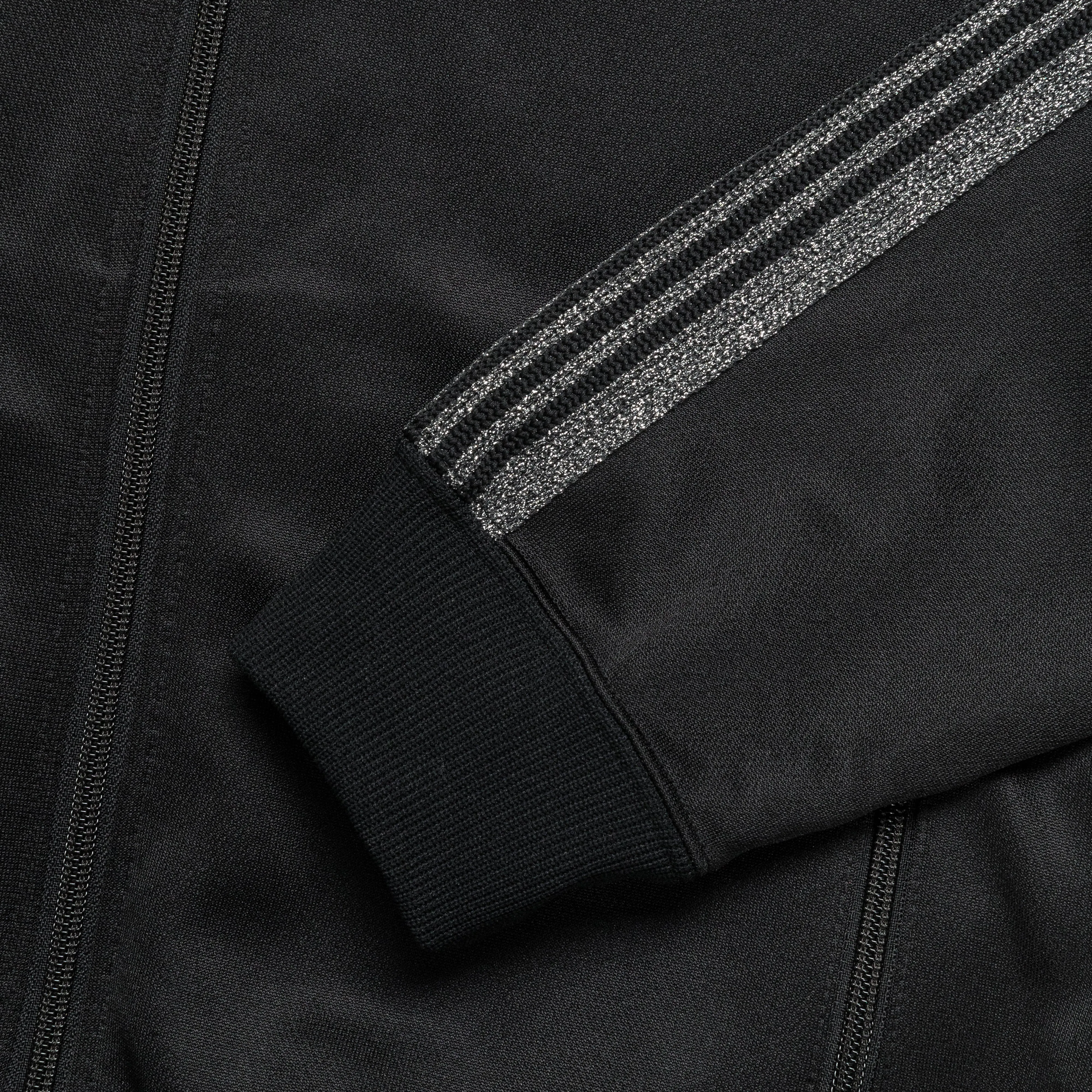 Track Jacket x UP THERE - Black/Silver Poly Smooth