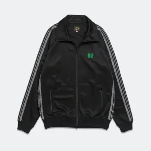 Track Jacket x UP THERE - Black/Silver Poly Smooth