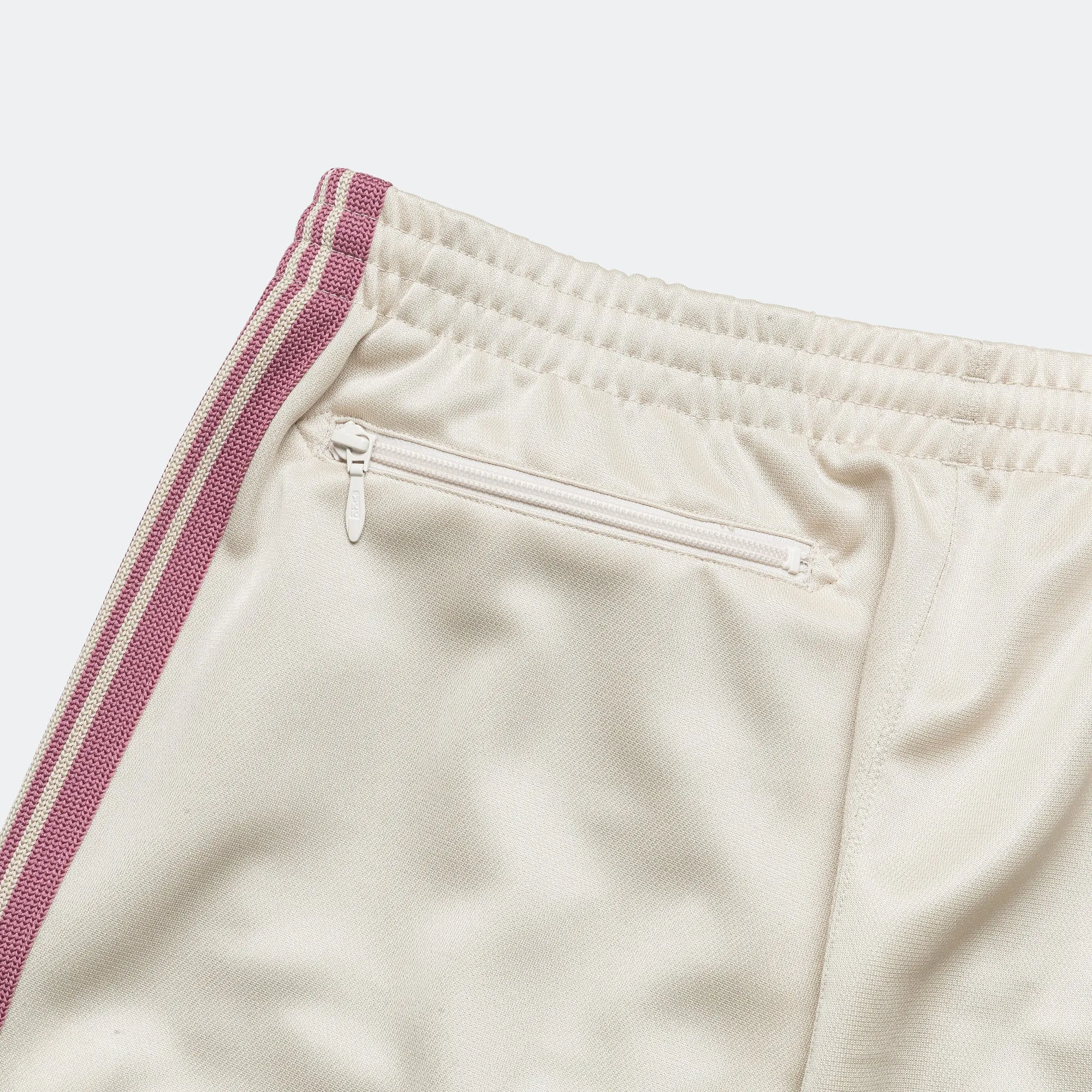 Track Pant - Ivory Poly Smooth