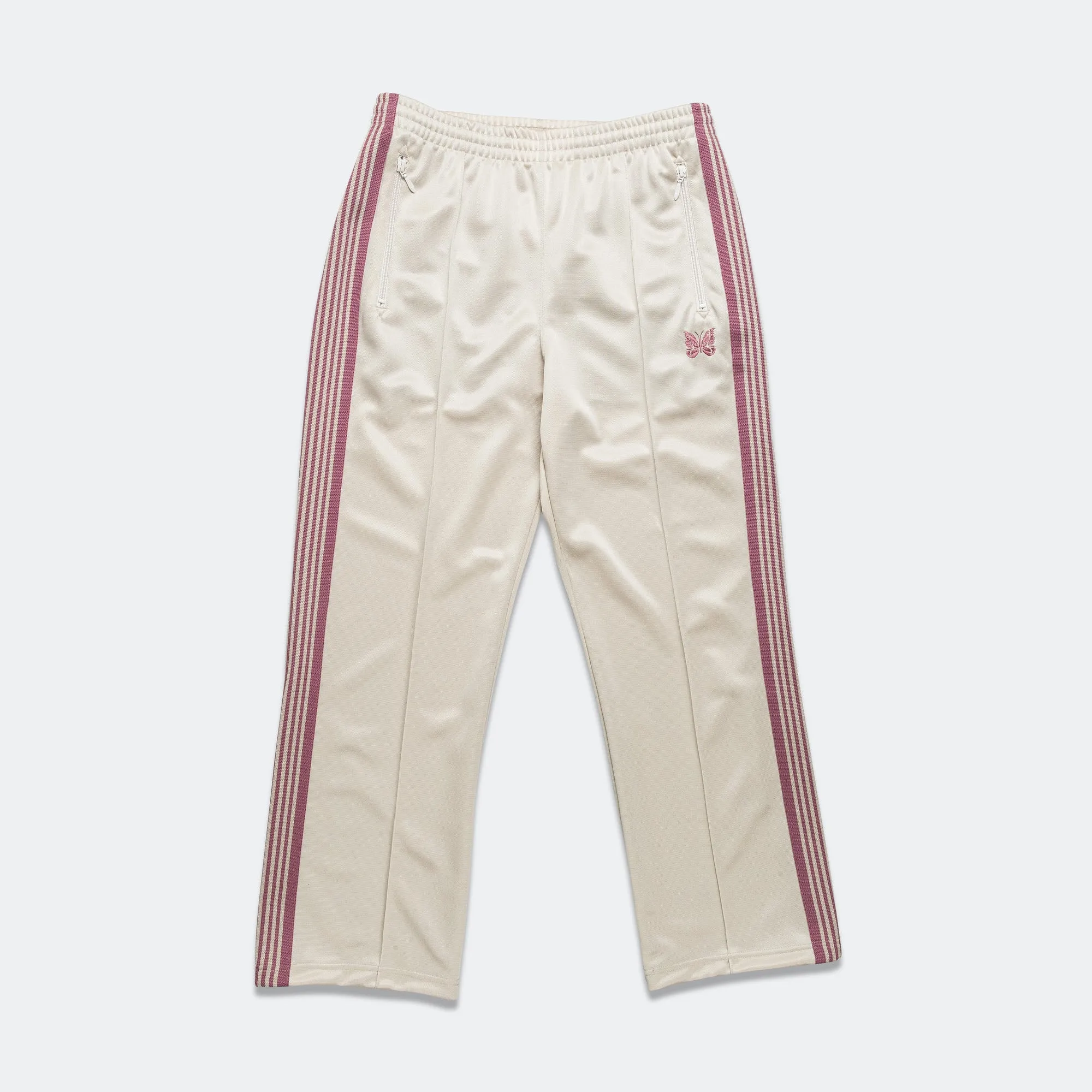 Track Pant - Ivory Poly Smooth