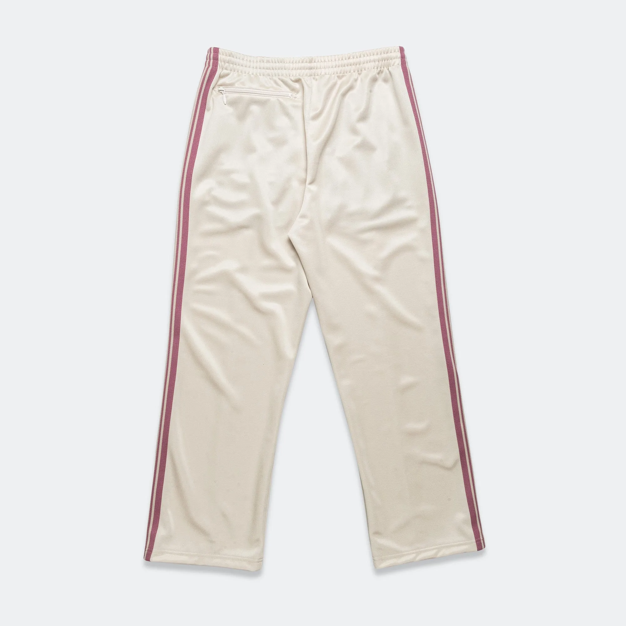 Track Pant - Ivory Poly Smooth