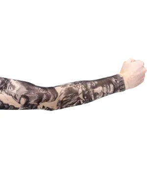 Tribal Faces Tattoo Sleeve