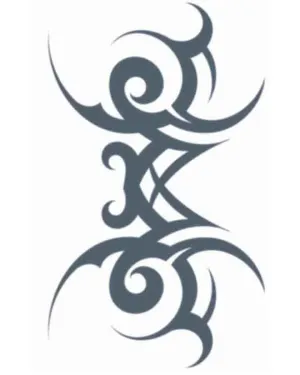 Tribal Stamp Temporary Tattoos