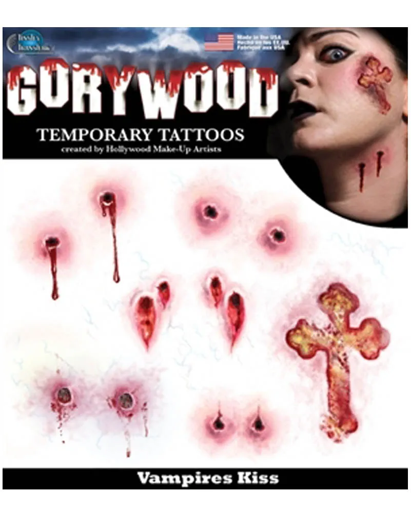 Vampires Kiss FX Temporary Tattoos